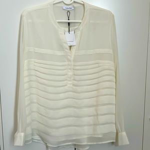 Women white Calvin Klein top